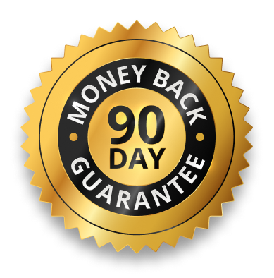 90-Day Money Back Guarantee Seal